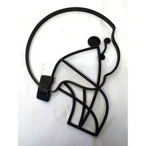 Metal Wall Art Abstract Football Helmet Design Home Decor